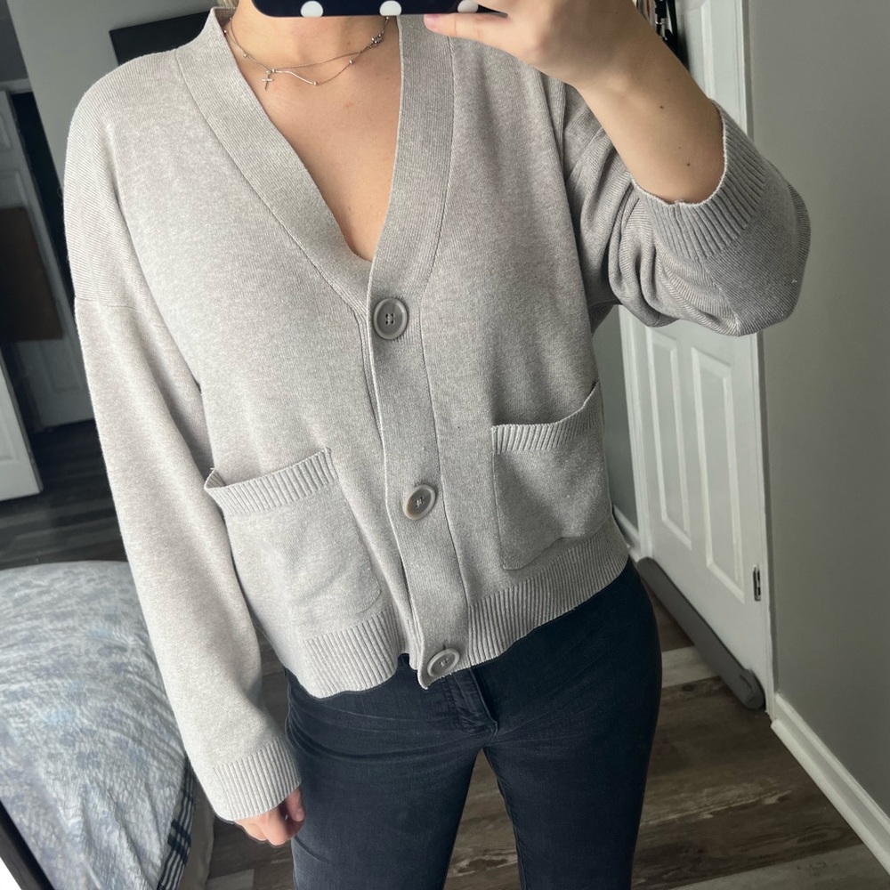 Grey Cardigan
